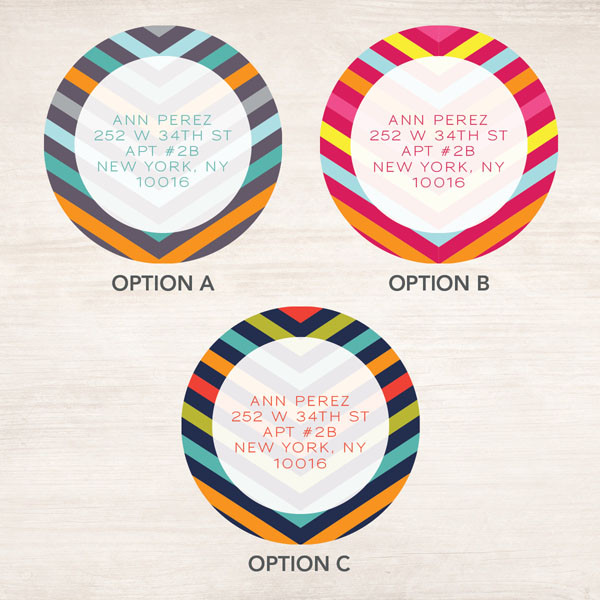 Style in Stripes Label Set