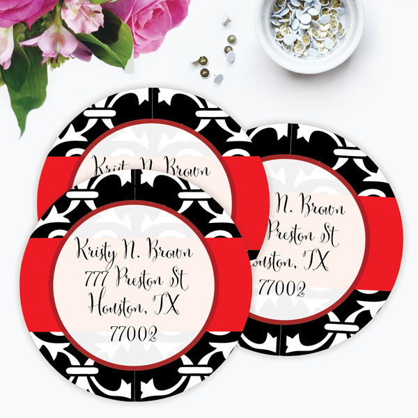 Victorian Initials Label Set