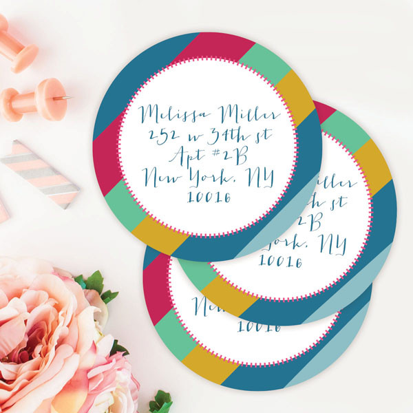 A Beautiful Feather Label Set