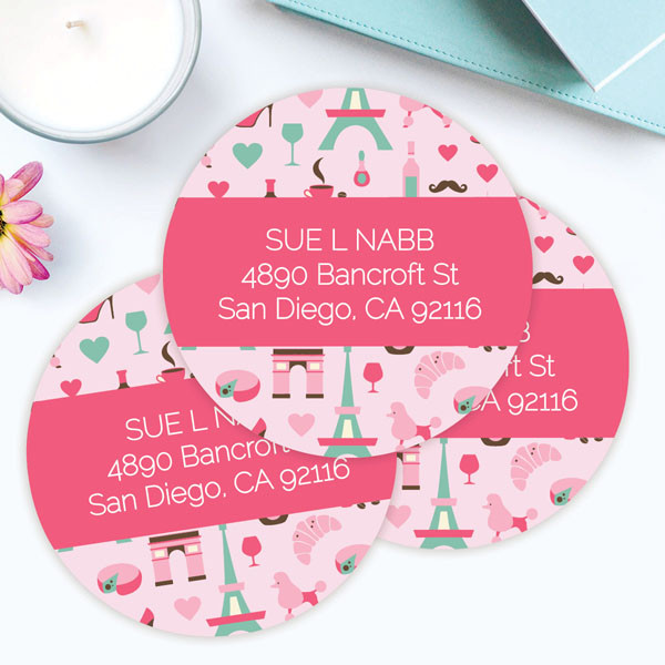 Paris Chic Style Label Set