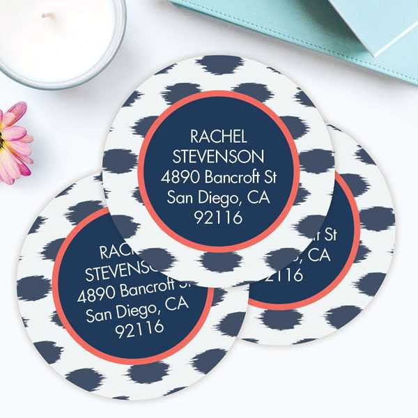 A Touch of Ikat Label Set
