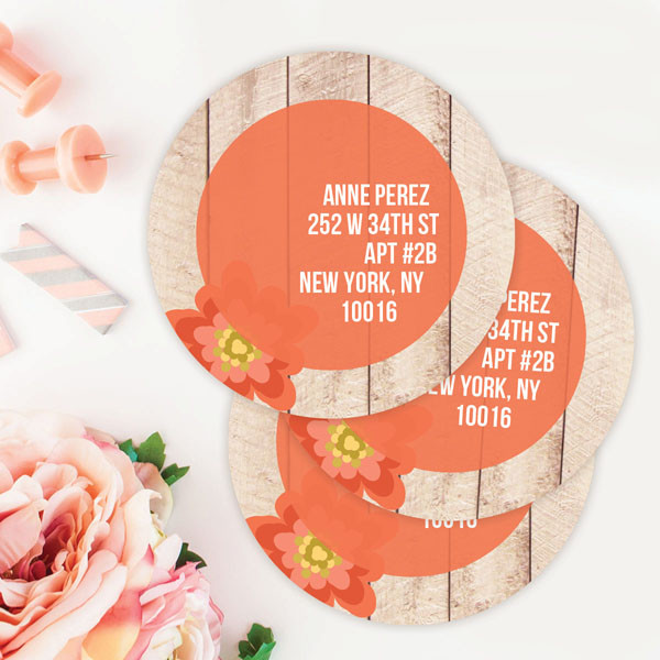 Rustic Flower Label Set