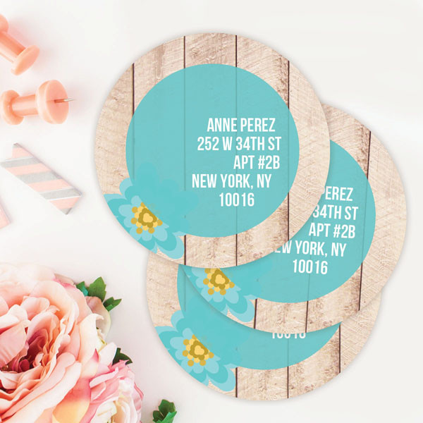 Rustic Flower Label Set