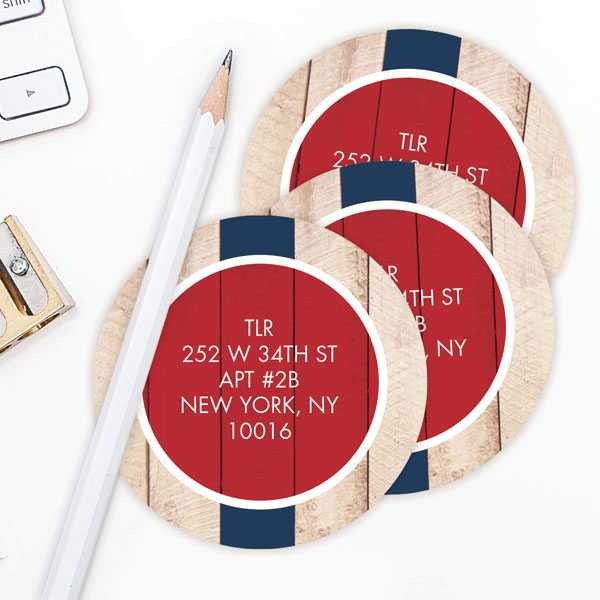 Rustic Anchor Label Set