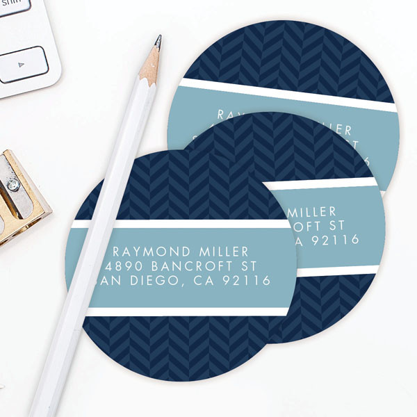 Herringbone Mood Label Set