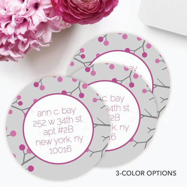 Branches and Dots Label Set