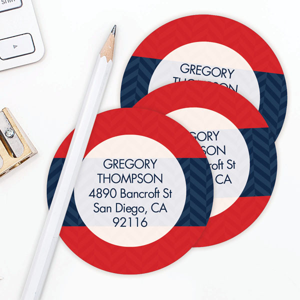 Nautical Anchor Label Set