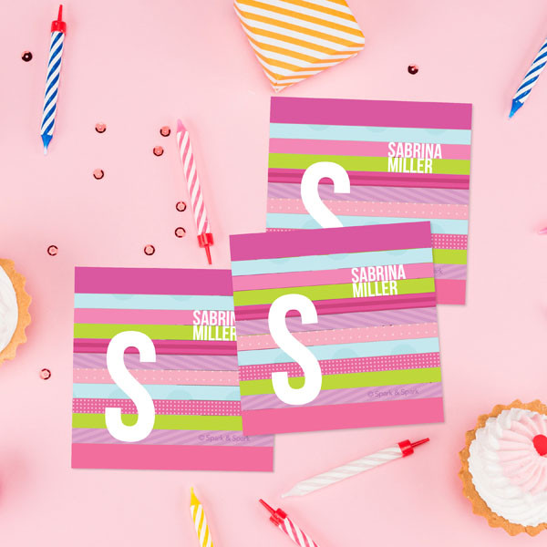Sweet Lines Gift Label Set