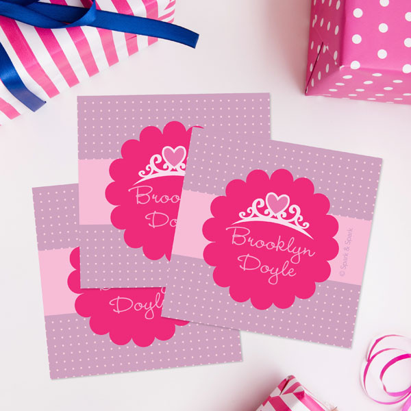 I Am A Pretty Princes Gift Label Set
