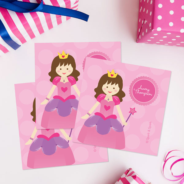 Cute Princess Gift Label Set