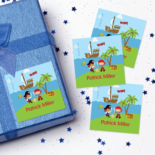 Yo Ho Pirate Gift Label Set