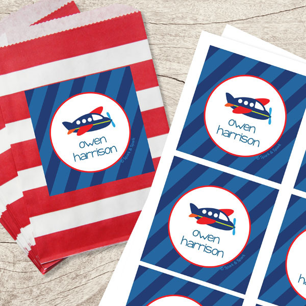 Airplane Ride Gift Label Set