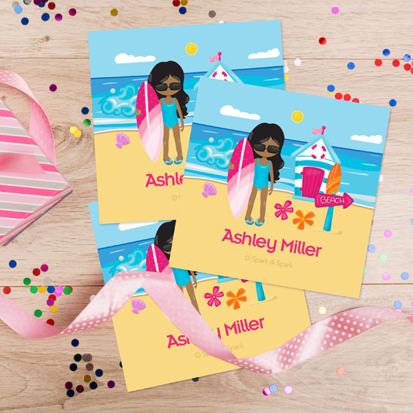 Beach Girl Gift Label Set