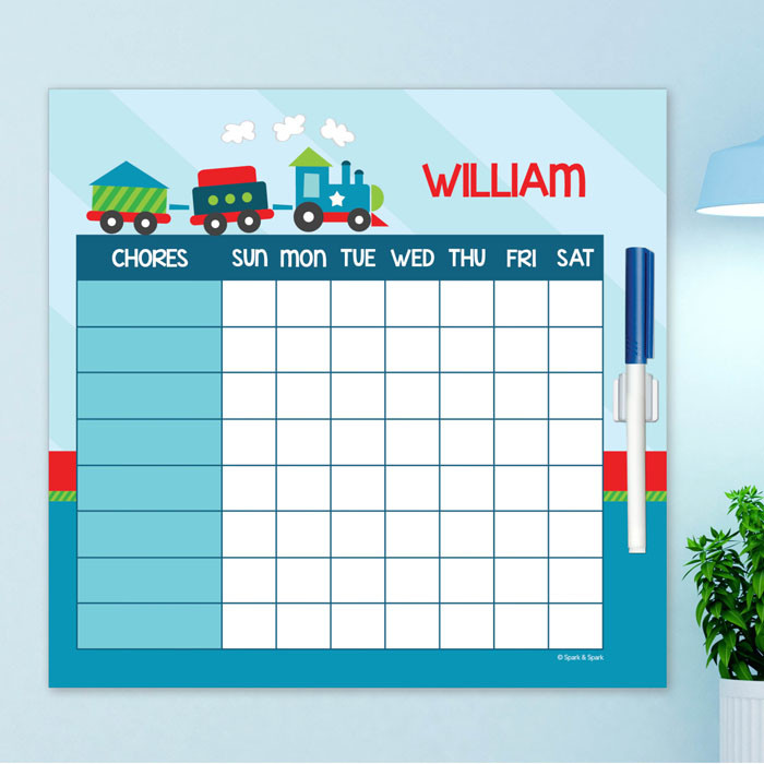 Cho Cho Train Summer Chore Chart