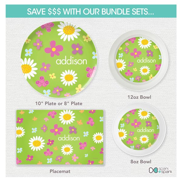 Field of Flowers Green Placemat