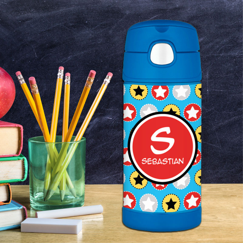 Super Hero Stars Thermos Bottle