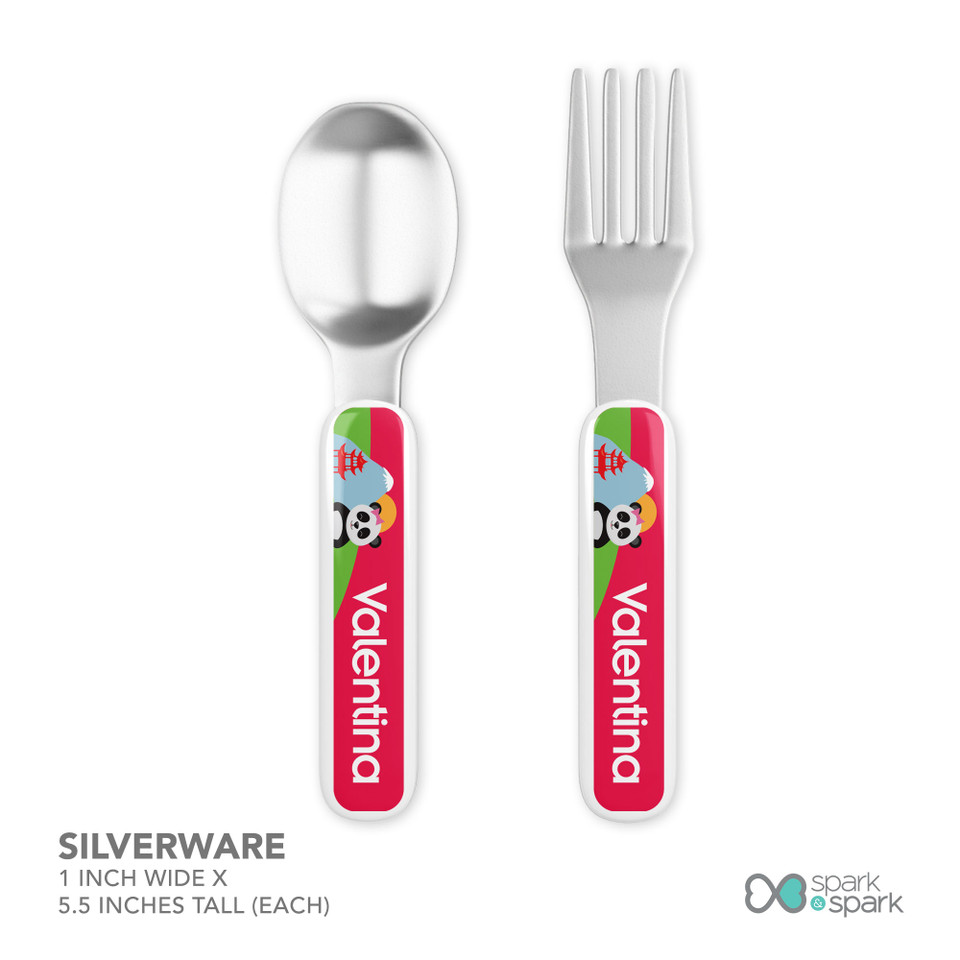 Sweet Panda Kids Plates