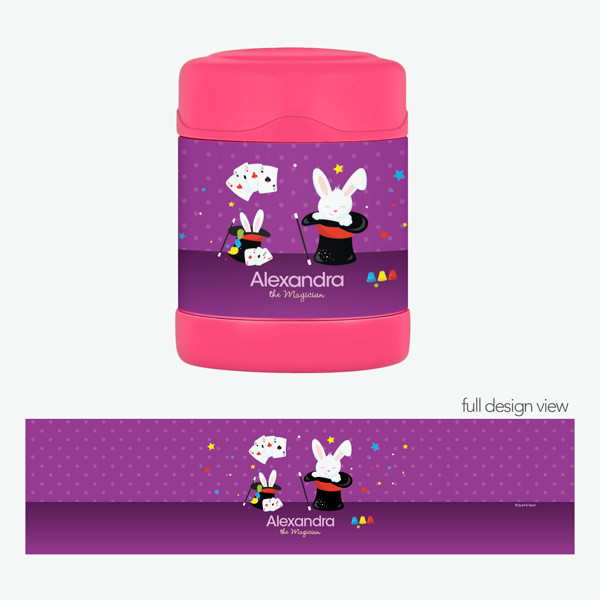 Cute Girl Magician Thermos Food Jar