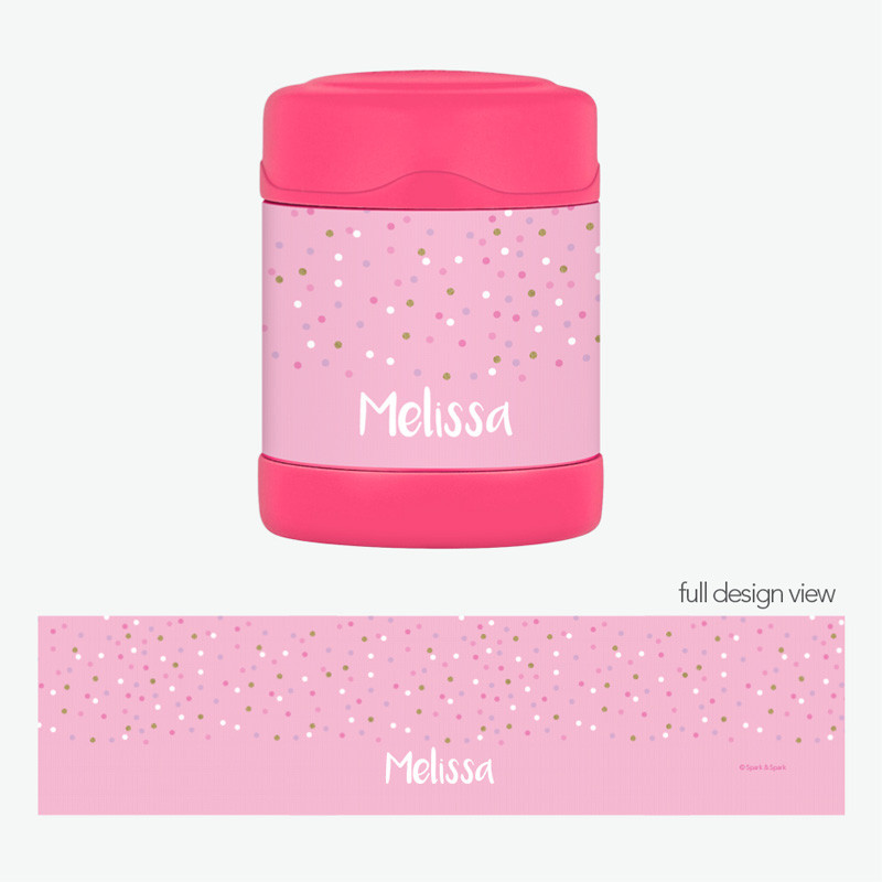 Sweet Glitter Dots Thermos Food Jar