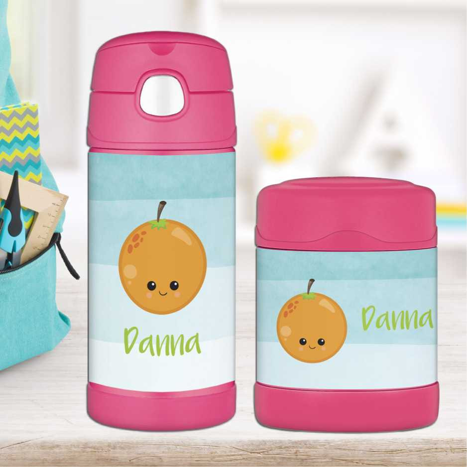 Yummy Orange Thermos Food Jar