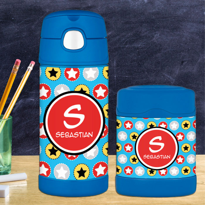 Super Hero Stars Thermos Food Jar