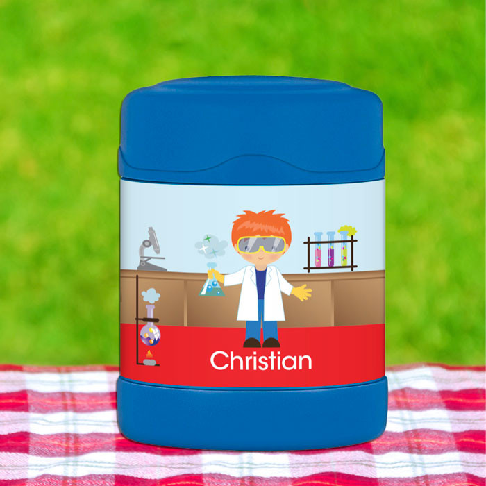 Cool Scientist Boy Thermos Food Jar