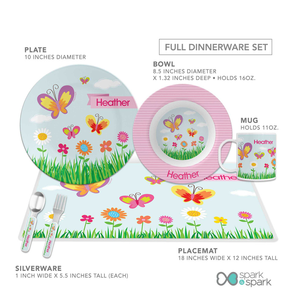 A Butterfly Field Kids Bowl