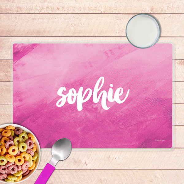 Bold Colorful Name Kids Placemat