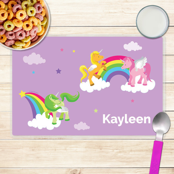 Sweet Unicorns Kids Placemat