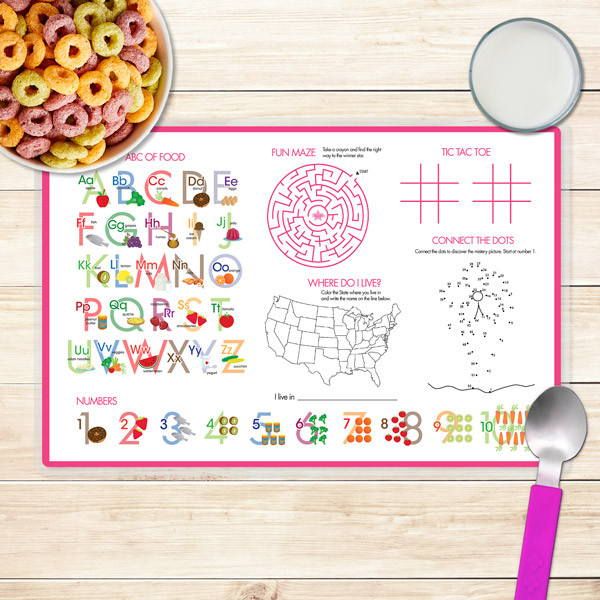 Sweet Unicorns Kids Placemat