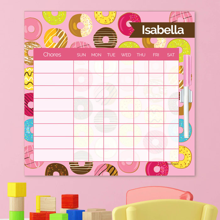Sweet Donuts Chore Calendar