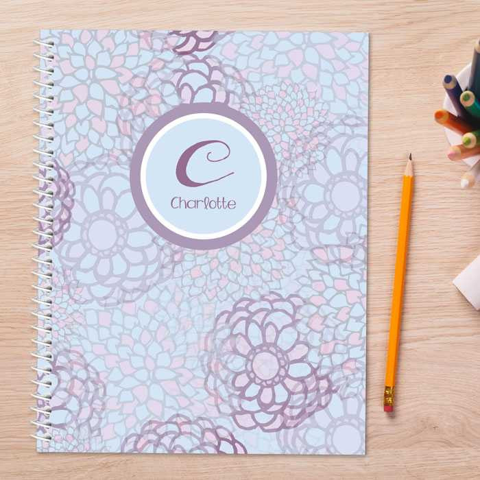 Flower Mosaic Kids Notebook