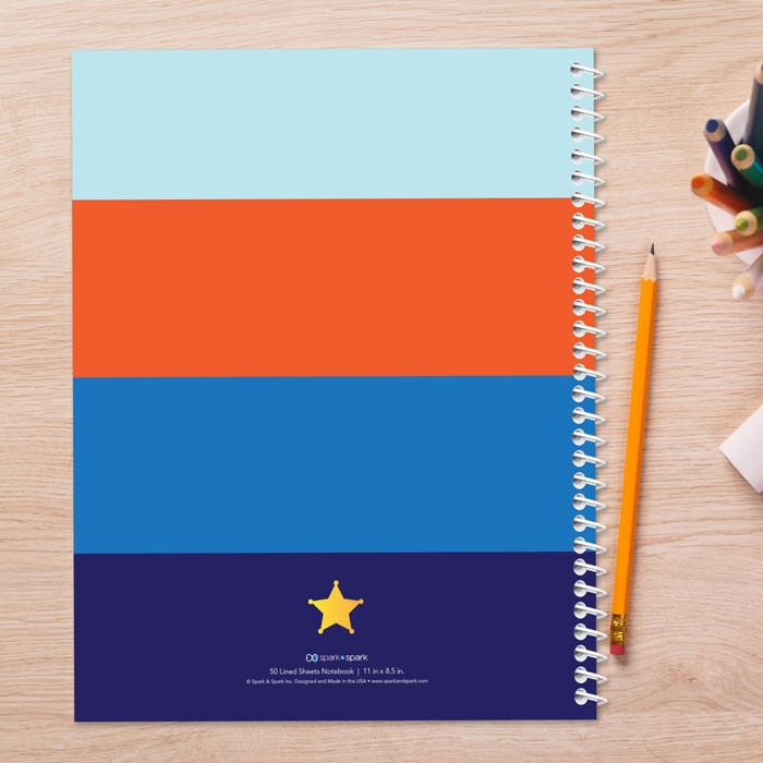 Police on Duty Kids Notebook