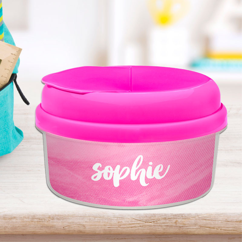 Bold Colorful Name Snack Bowl
