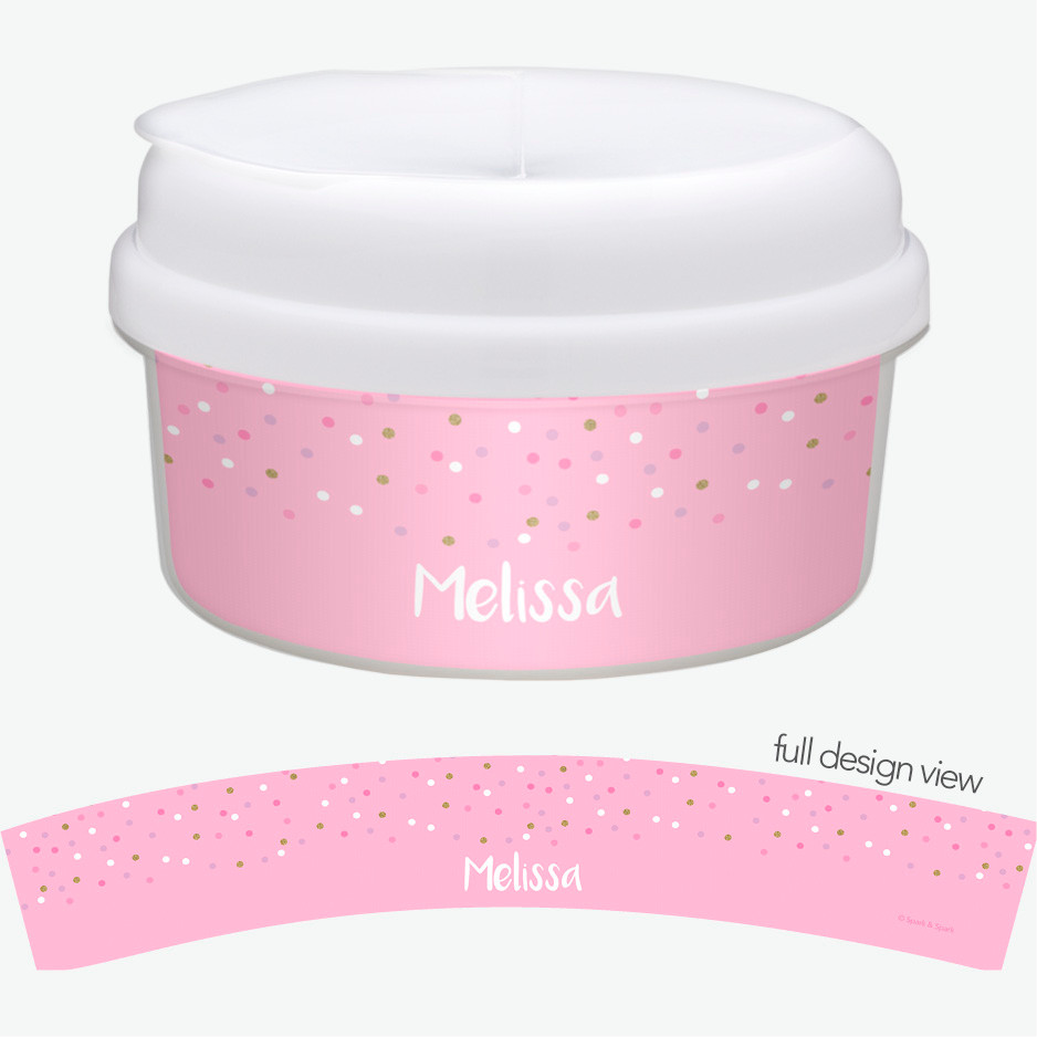 Sweet Glitter Dots Snack Bowl