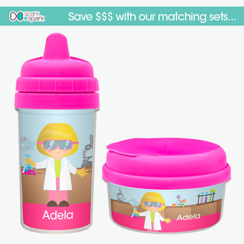 Cute Scientist Girl Snack Bowl