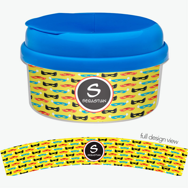 Super Hero Masks Snack Bowl