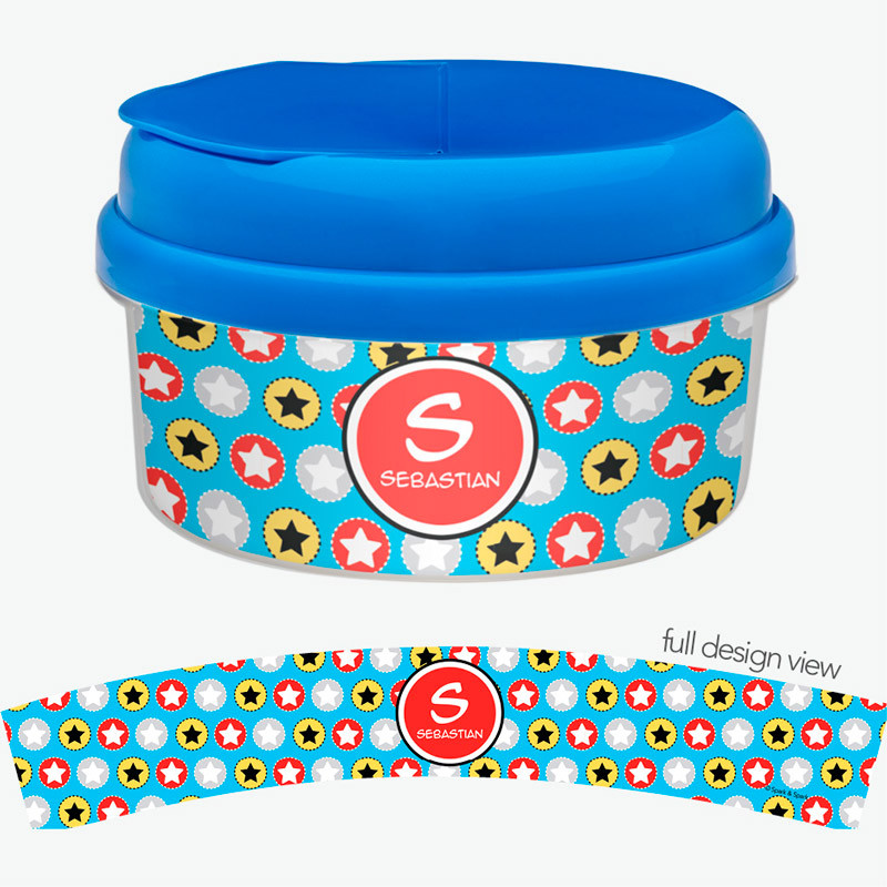 Super Hero Stars Snack Bowl