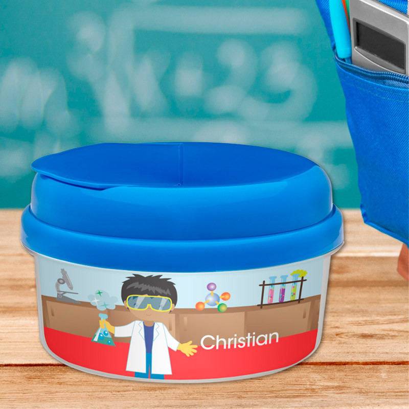 Cool Scientist Boy Snack Bowl