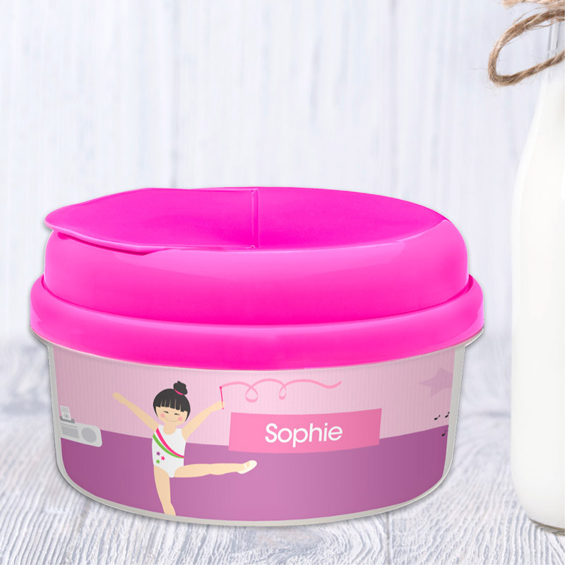 Cute Gymnast Girl Snack Bowl