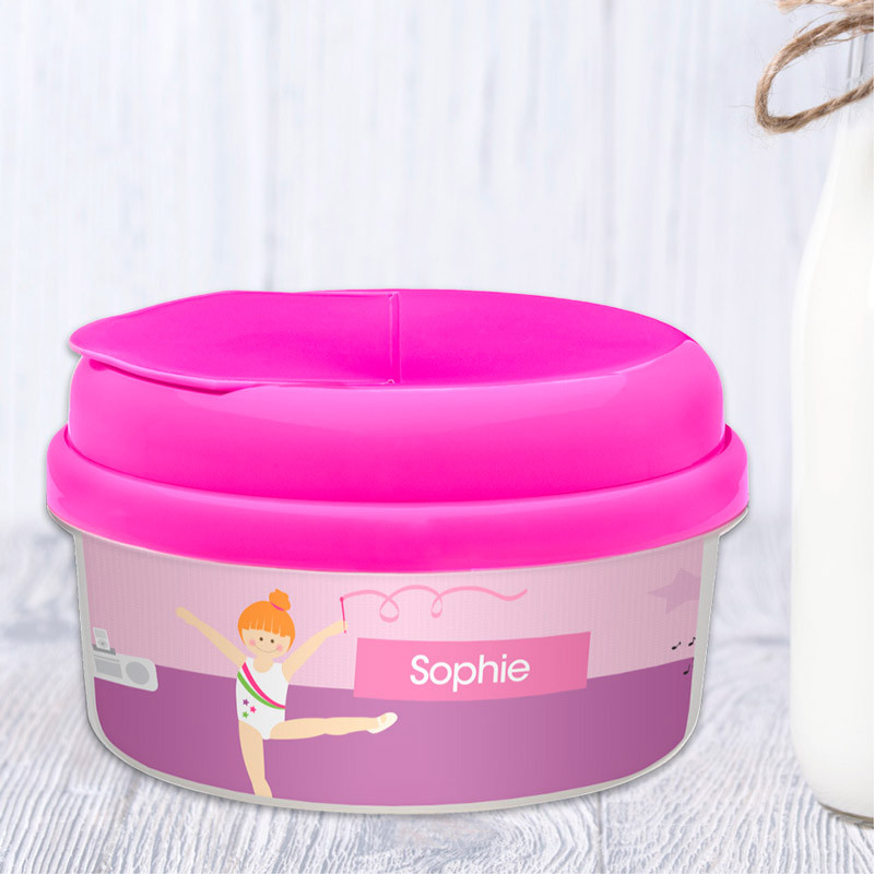 Cute Gymnast Girl Snack Bowl