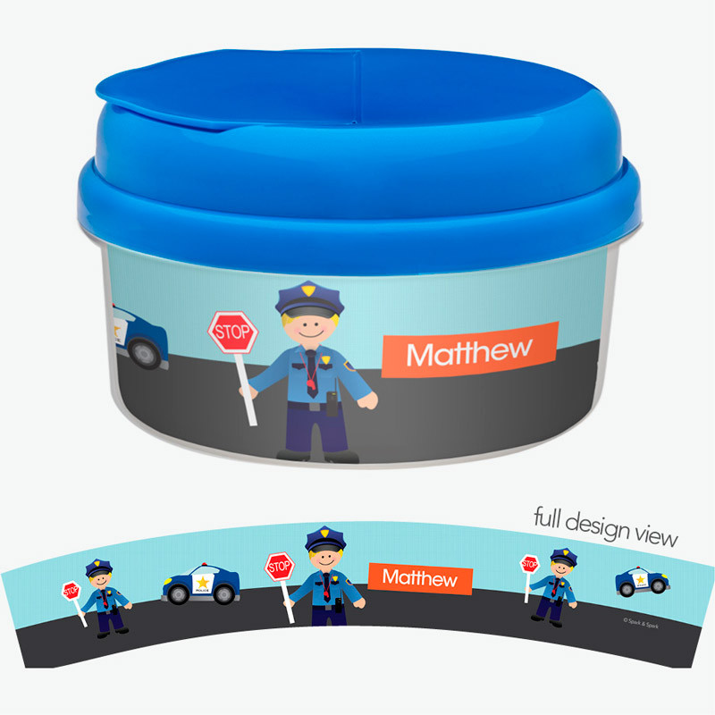 Police On Duty Snack Bowl