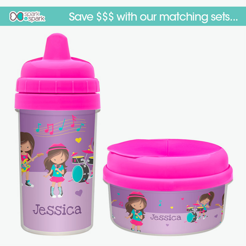 Rock And Roll Band Infant Sippy Cups