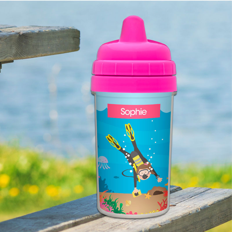 Best cup for 3 year old with scuba design