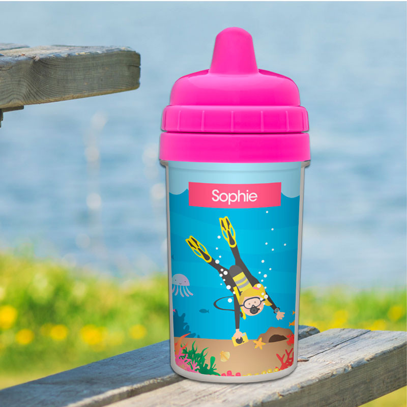 Best cup for 3 year old with scuba design
