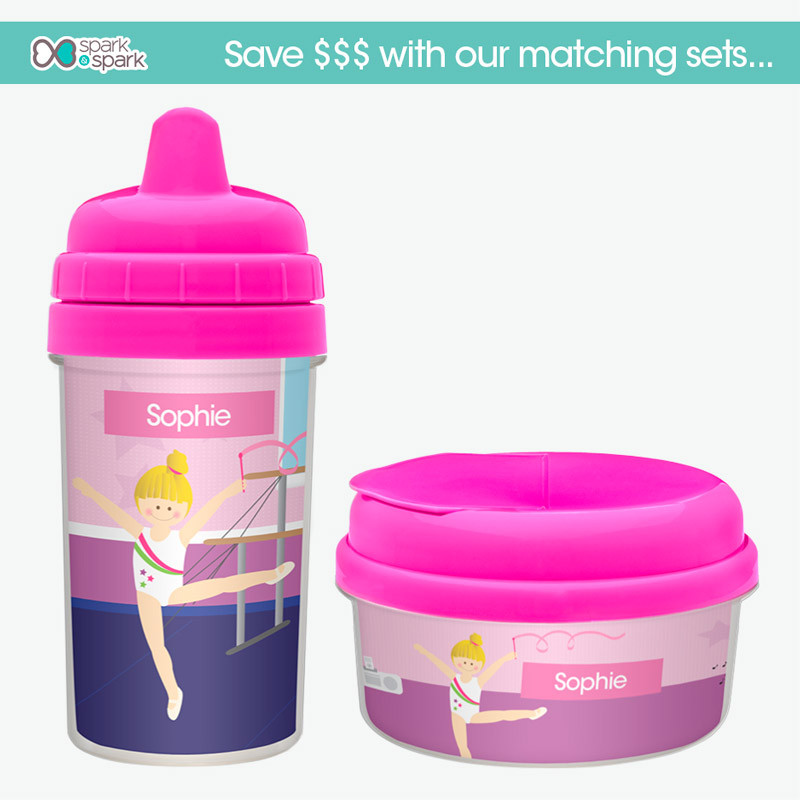 Floating on the Bars Custom Sippy Cups