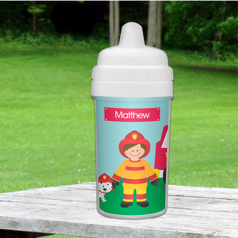 Call a Firefighter No Spill Cup