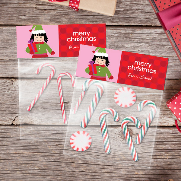 Cute Elf Girl Treat Bags