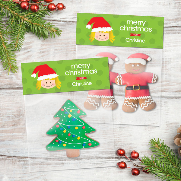 Santa's Hat - Girl - Treat Bags