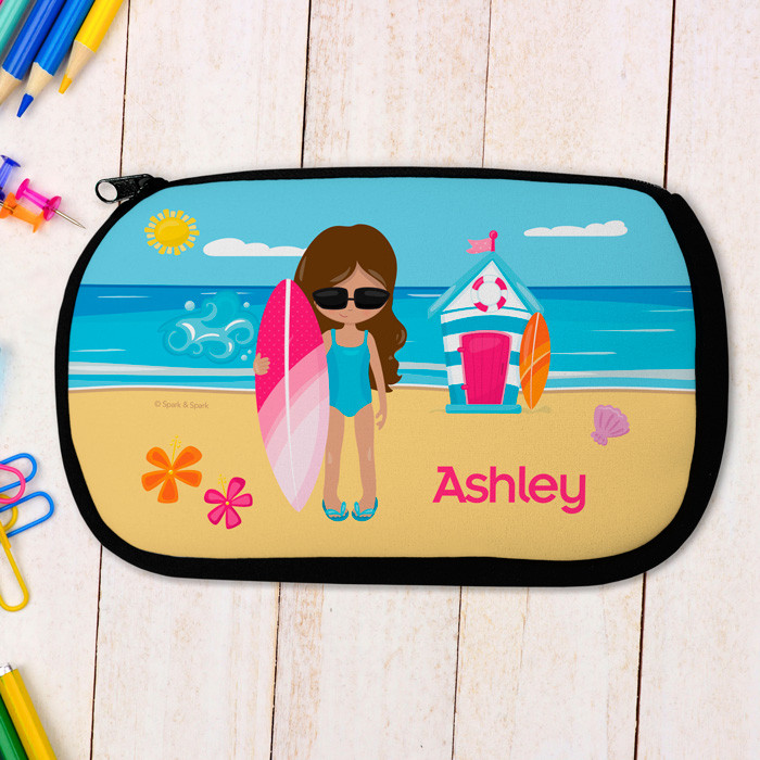 Beach Girl Pencil Case